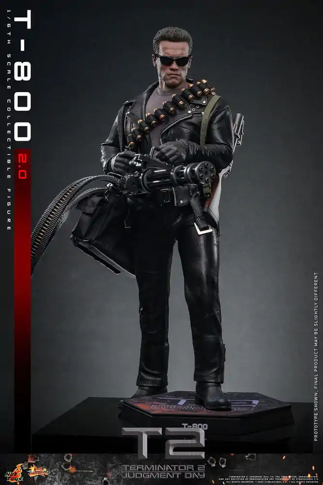 Terminator 2 Movie Masterpiece Action Figure 1/6 T-800 2.0 32 cm product photo