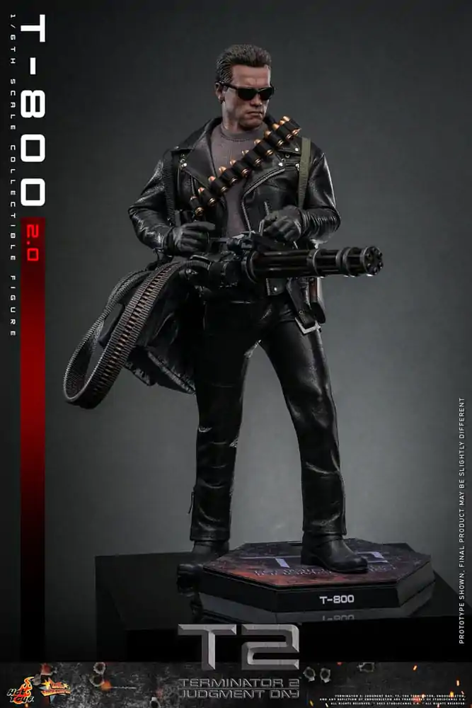 Terminator 2 Movie Masterpiece Action Figure 1/6 T-800 2.0 32 cm product photo