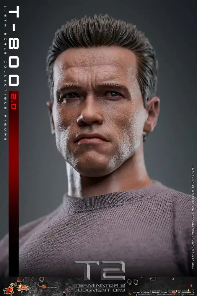 Terminator 2 Movie Masterpiece Action Figure 1/6 T-800 2.0 32 cm product photo