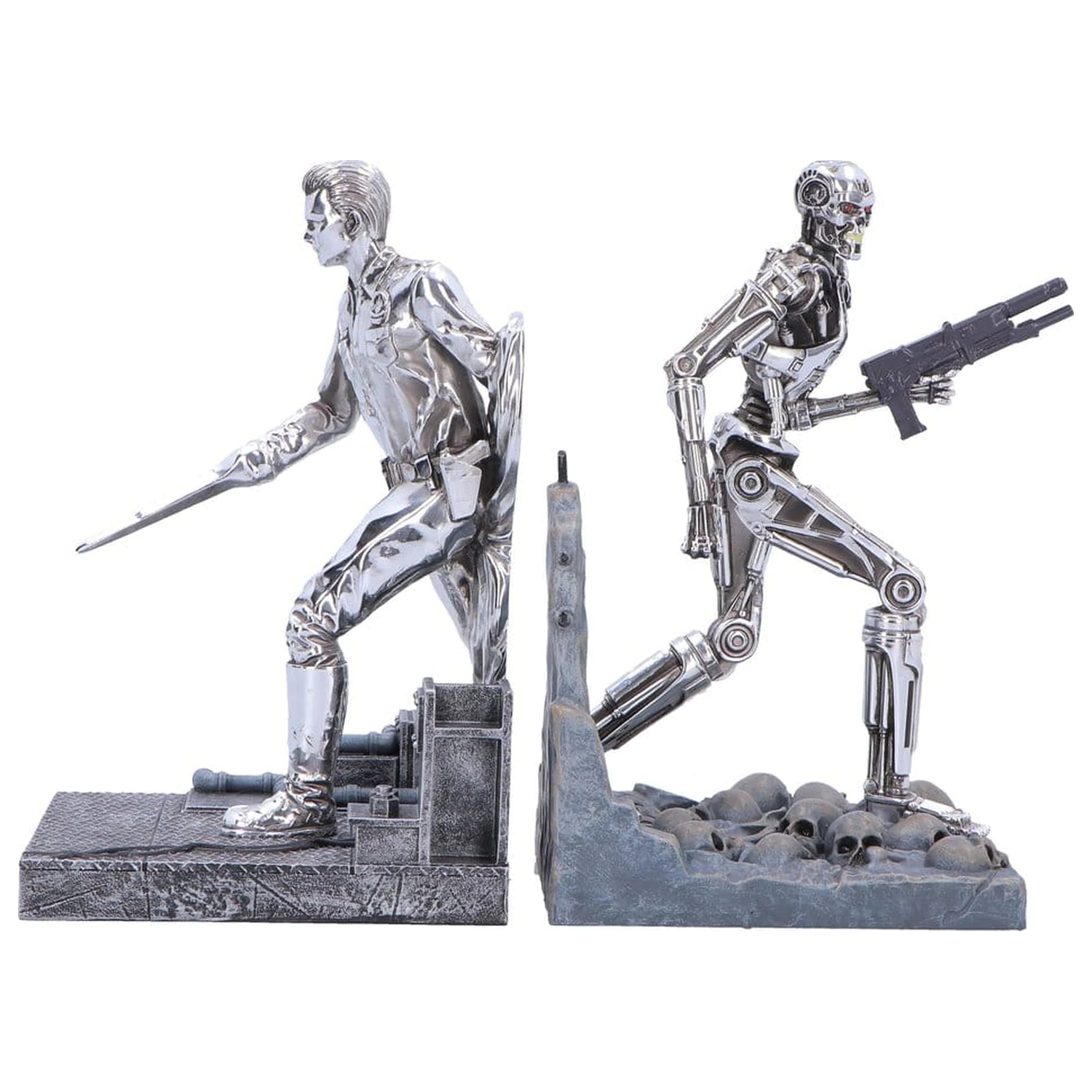 Terminator 2 Bookends T-1000 vs T-800 19 cm product photo