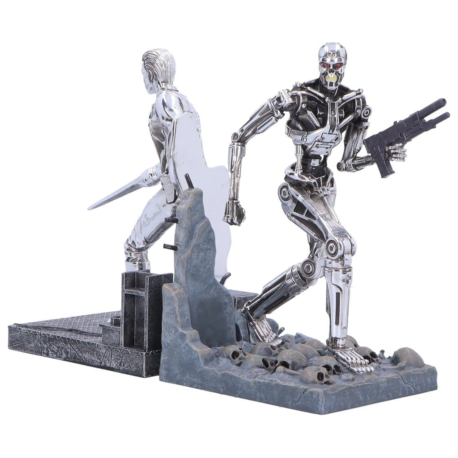 Terminator 2 Bookends T-1000 vs T-800 19 cm product photo