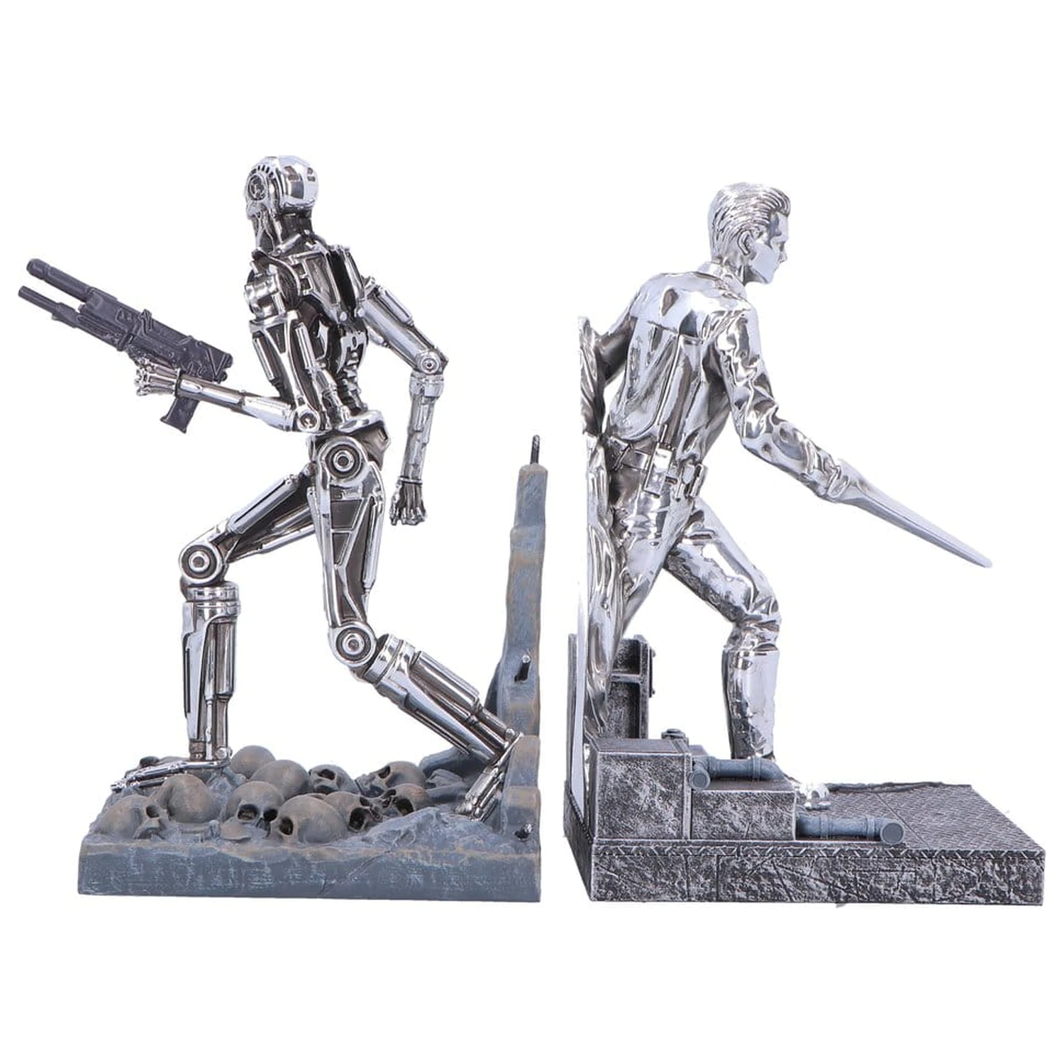 Terminator 2 Bookends T-1000 vs T-800 19 cm product photo