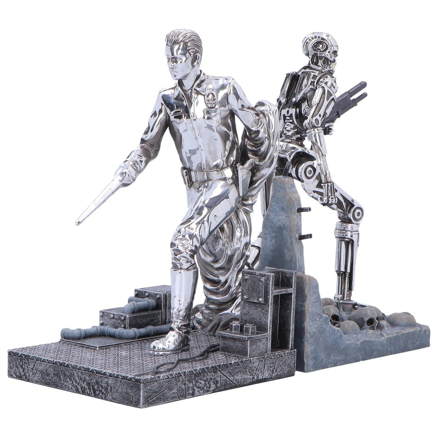 Terminator 2 Bookends T-1000 vs T-800 19 cm product photo