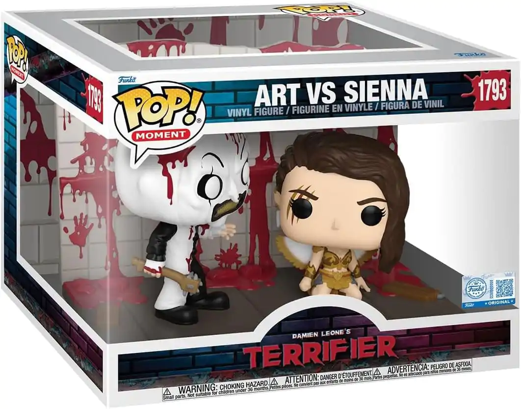 Terrifier 2 Funko POP Moments Vinyl Figures Art vs Sienna 9 cm  product photo