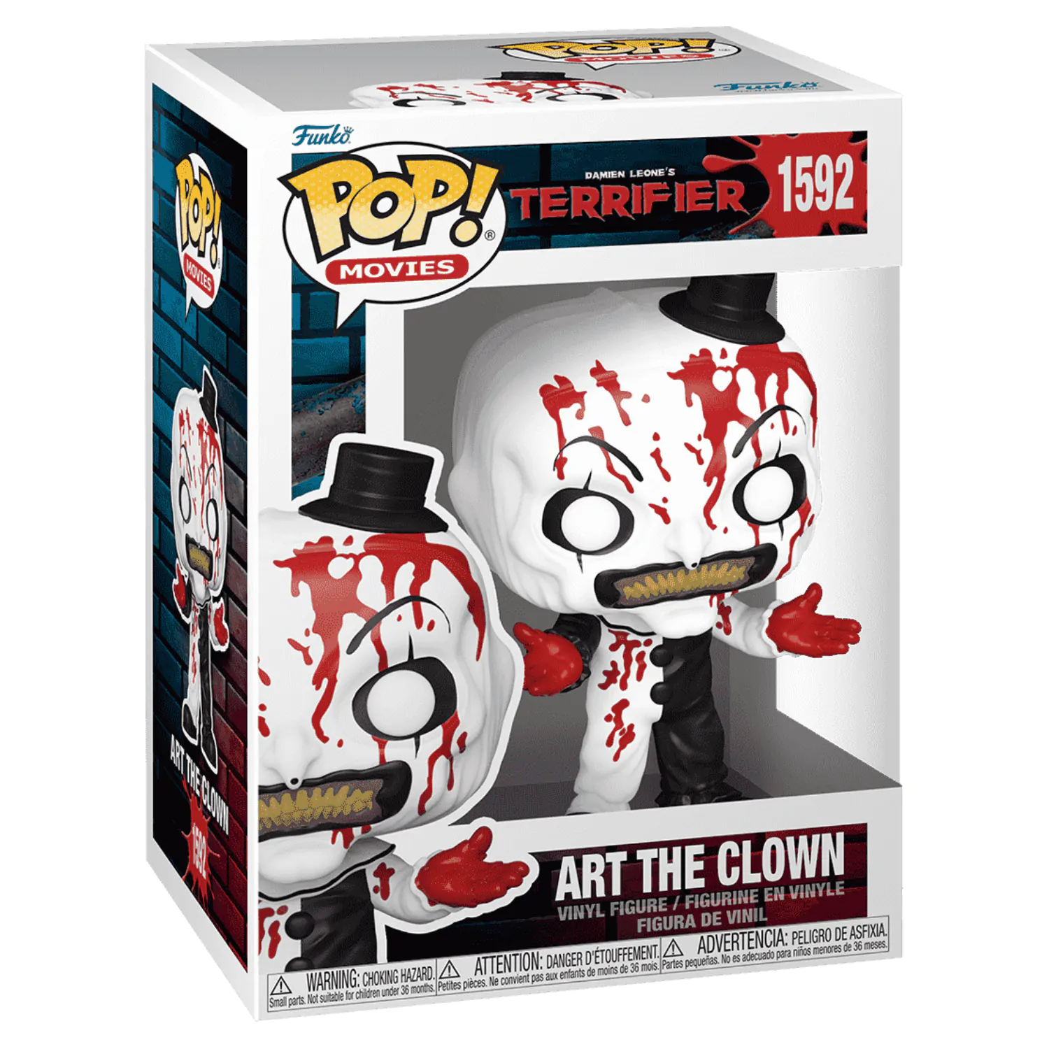 Terrifier 2 Funko POP! Movies Vinyl Figure Art the Clown(BD) 9 cm product photo