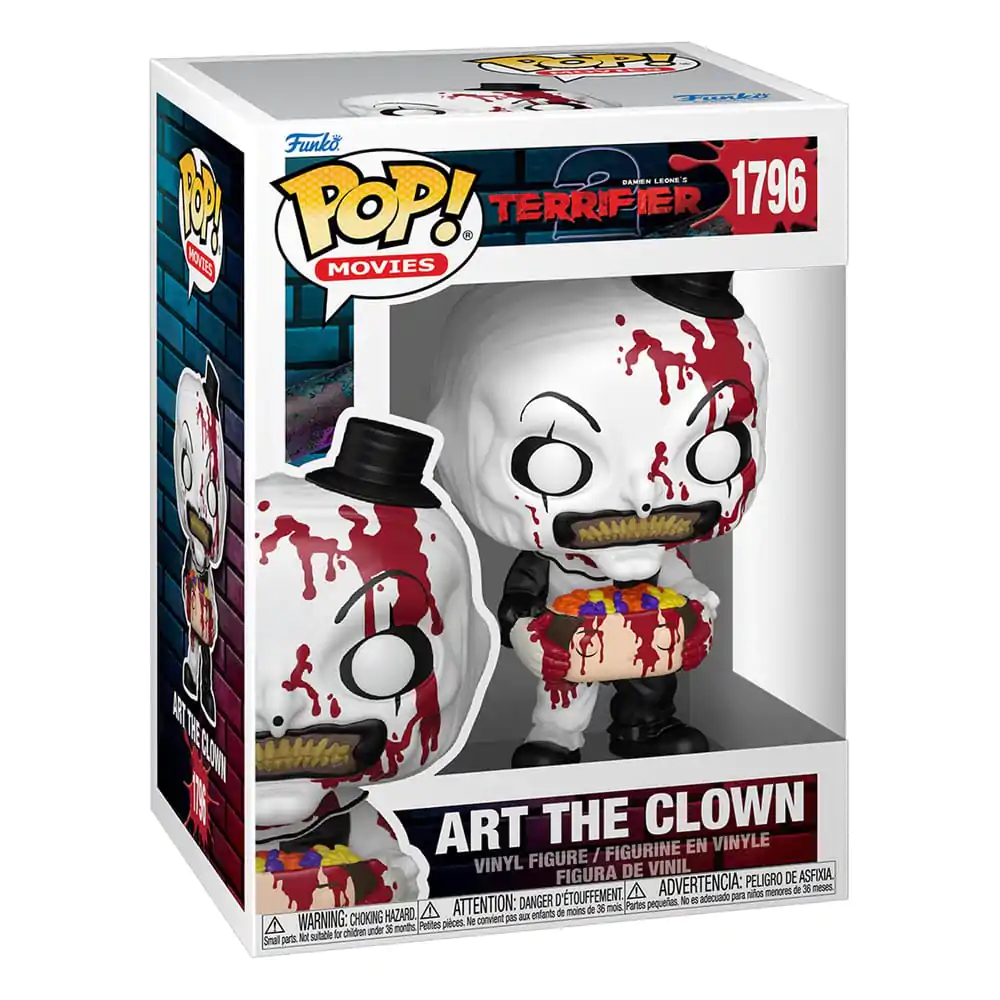 Terrifier 2 Funko POP! Movies Vinyl Figure Art the Clown with Candy Filled Head 9 cm product photo