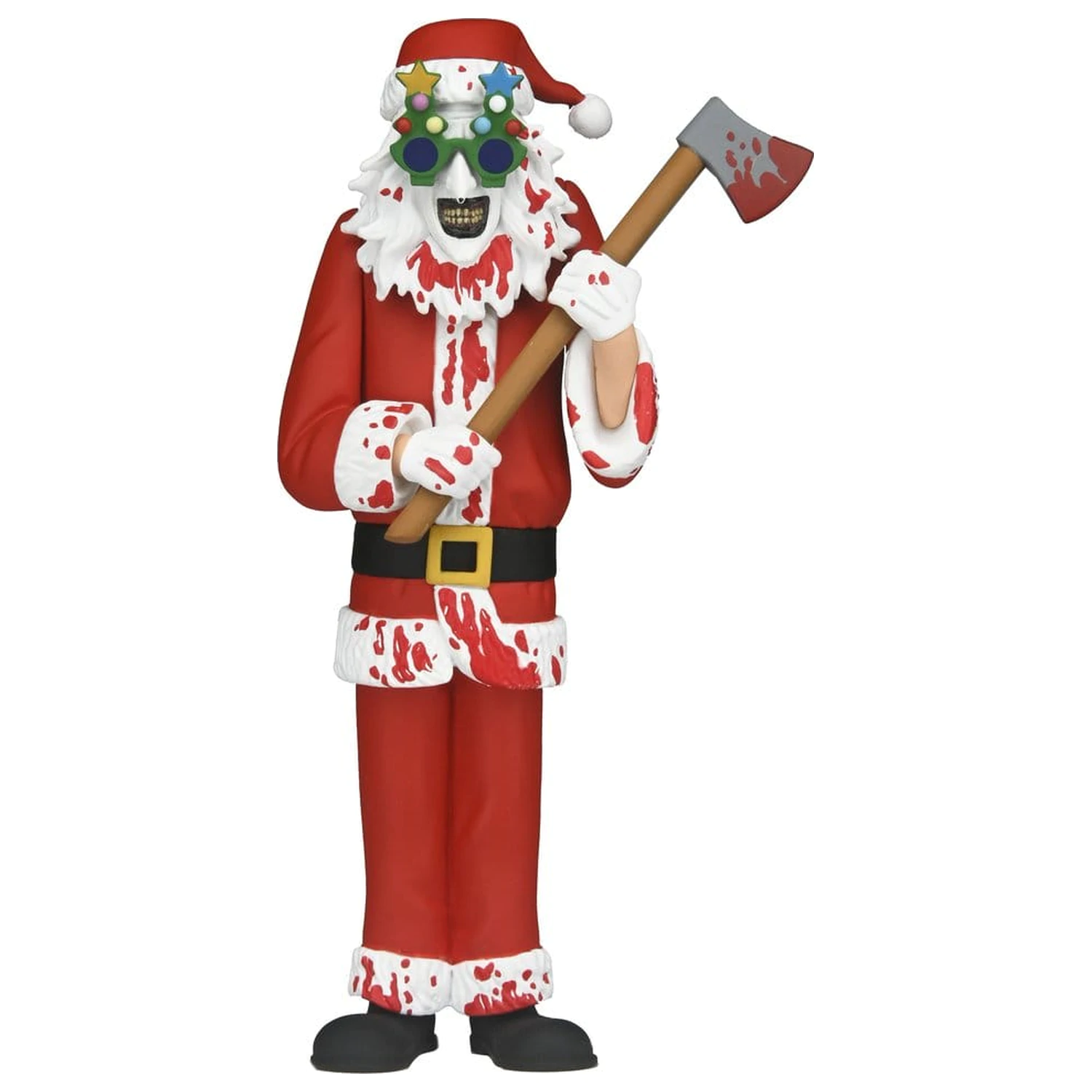 Terrifier 3 Toony Terrors Action Figure Santa Suit Art the Clown (Bloody Version) 15 cm      product photo