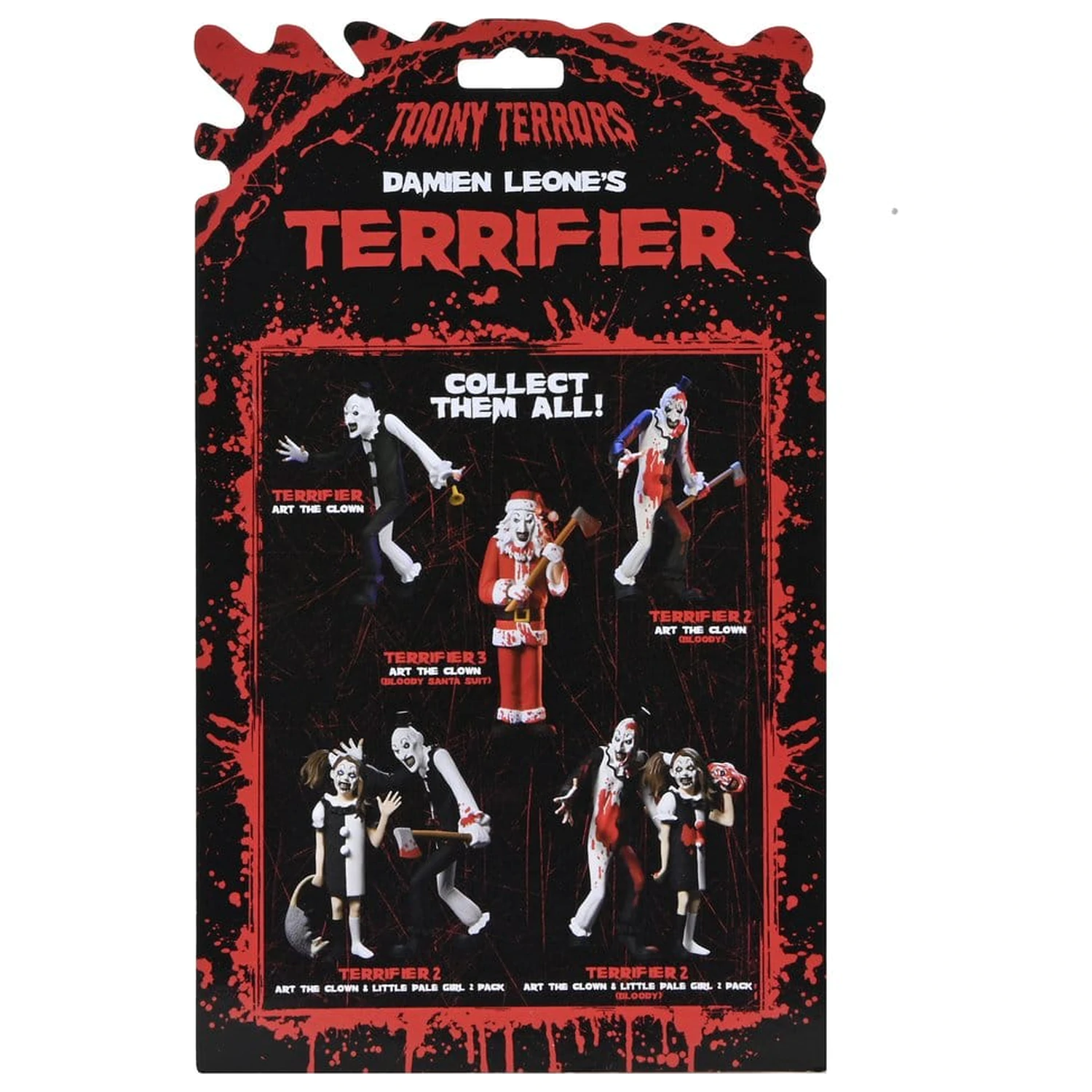 Terrifier 3 Toony Terrors Action Figure Santa Suit Art the Clown (Bloody Version) 15 cm      product photo