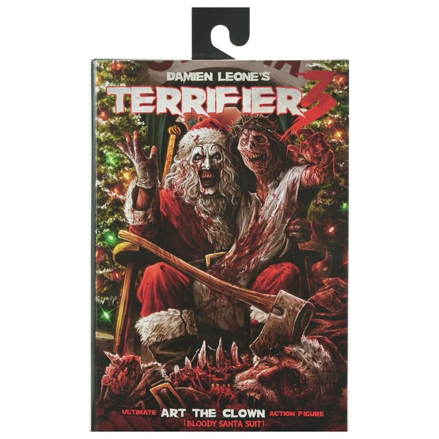 Terrifier 3 Action Figure Ultimate Santa Suit Art the Clown (Bloody Version) 18 cm product photo