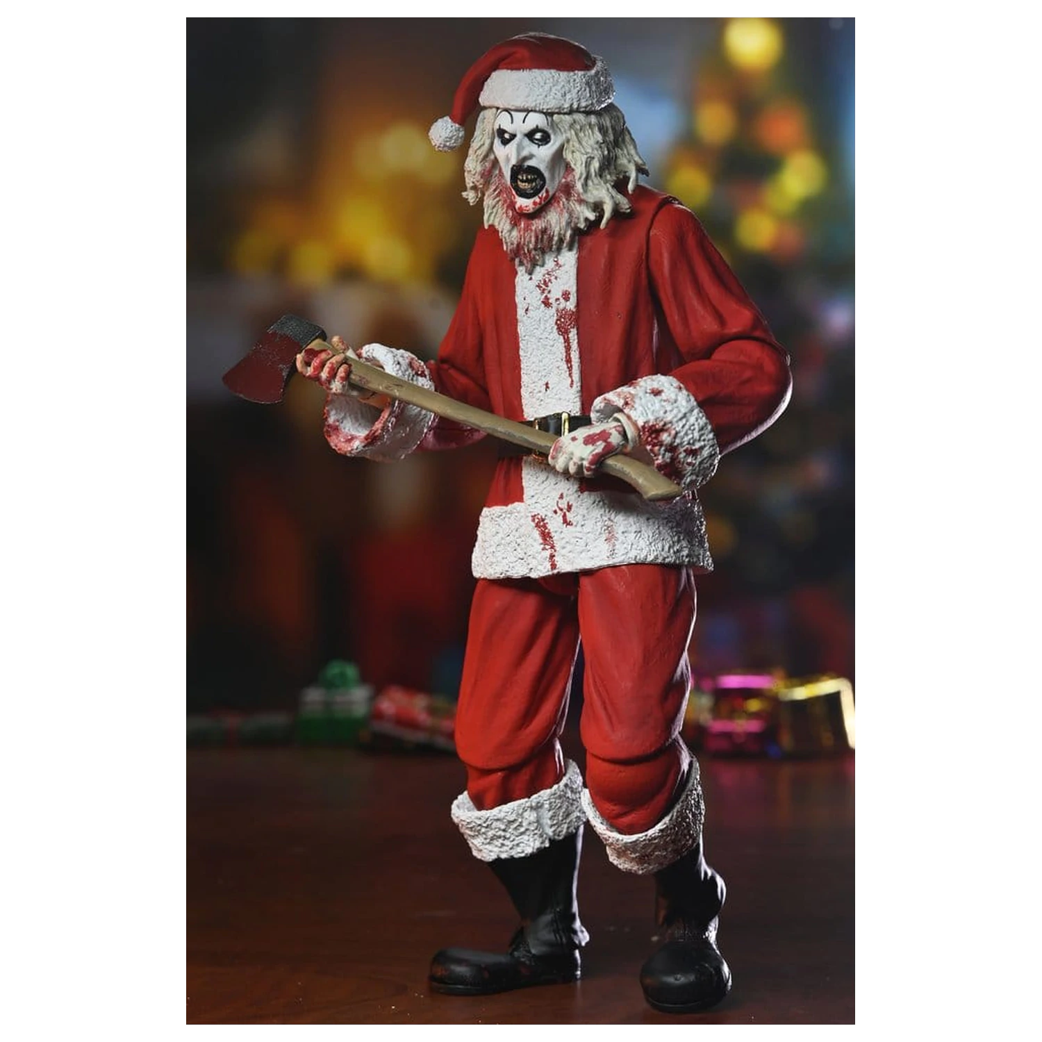 Terrifier 3 Action Figure Ultimate Santa Suit Art the Clown (Bloody Version) 18 cm product photo