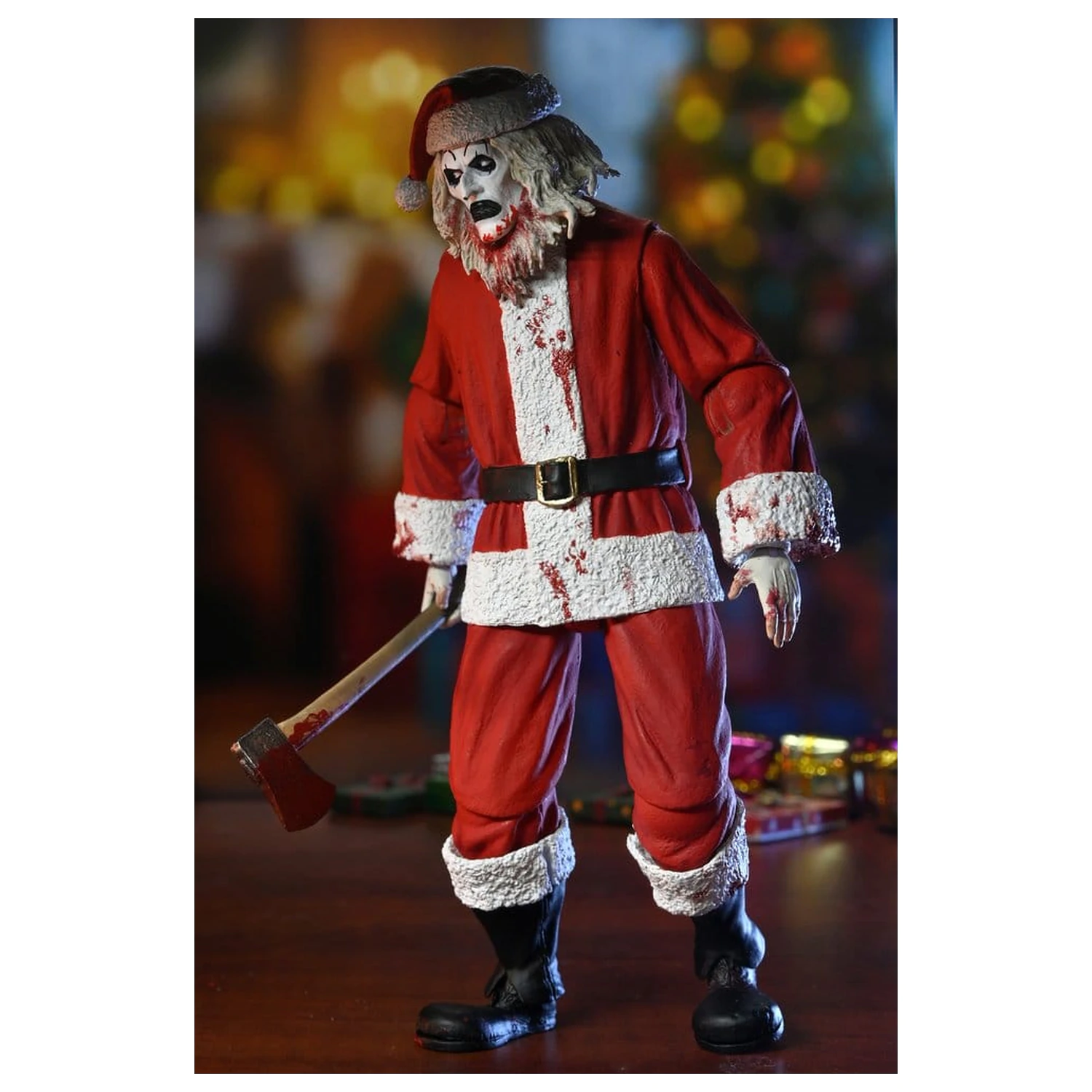 Terrifier 3 Action Figure Ultimate Santa Suit Art the Clown (Bloody Version) 18 cm product photo