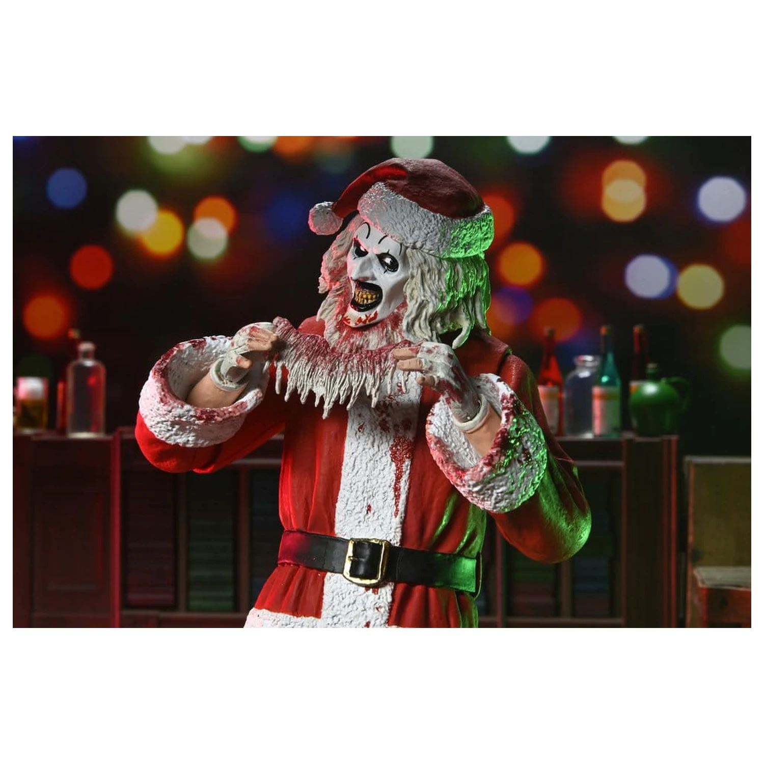 Terrifier 3 Action Figure Ultimate Santa Suit Art the Clown (Bloody Version) 18 cm product photo