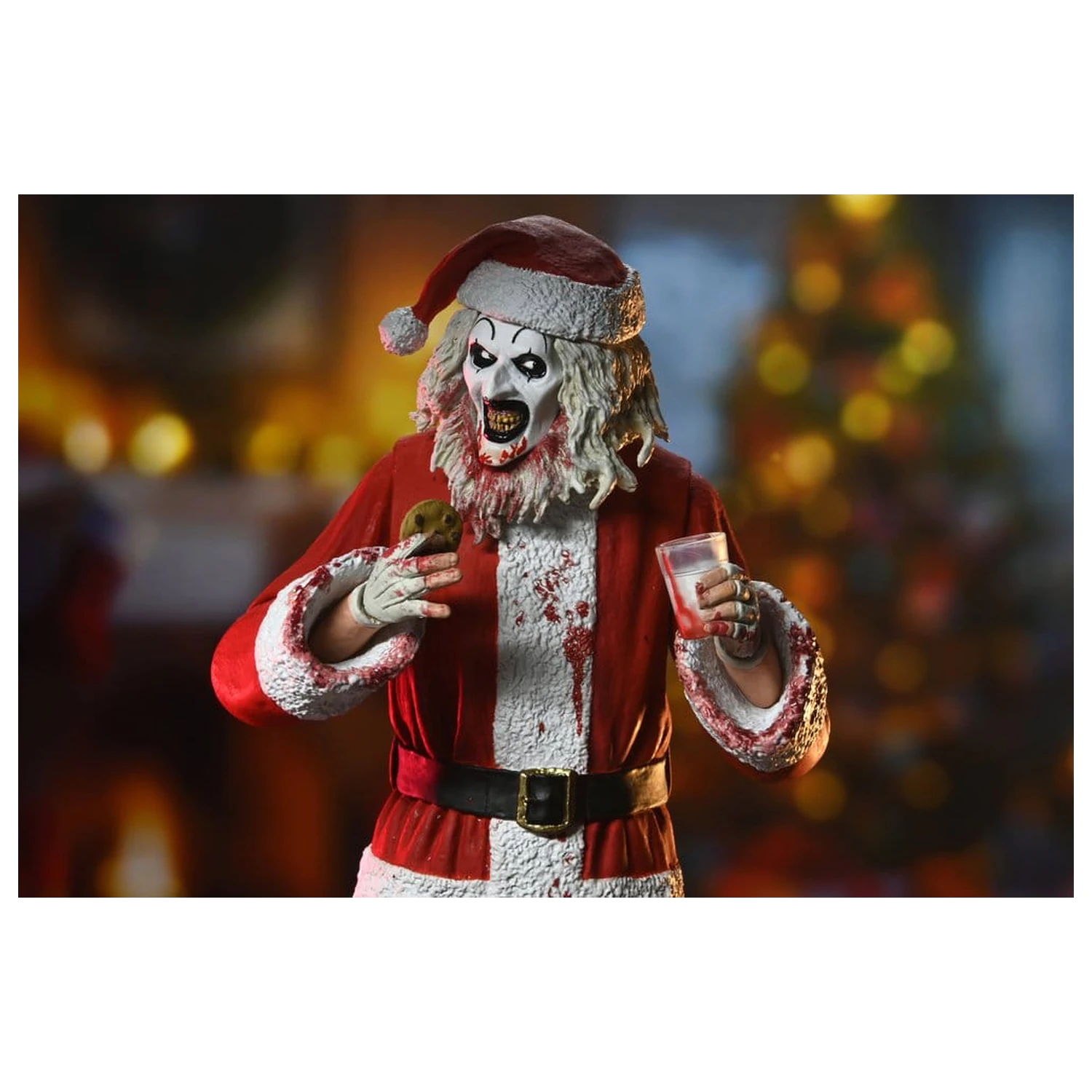 Terrifier 3 Action Figure Ultimate Santa Suit Art the Clown (Bloody Version) 18 cm product photo