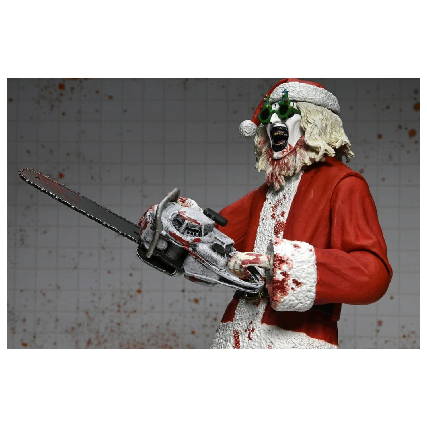 Terrifier 3 Action Figure Ultimate Santa Suit Art the Clown (Bloody Version) 18 cm product photo