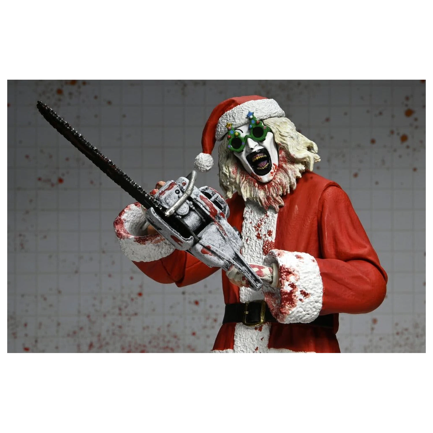 Terrifier 3 Action Figure Ultimate Santa Suit Art the Clown (Bloody Version) 18 cm product photo