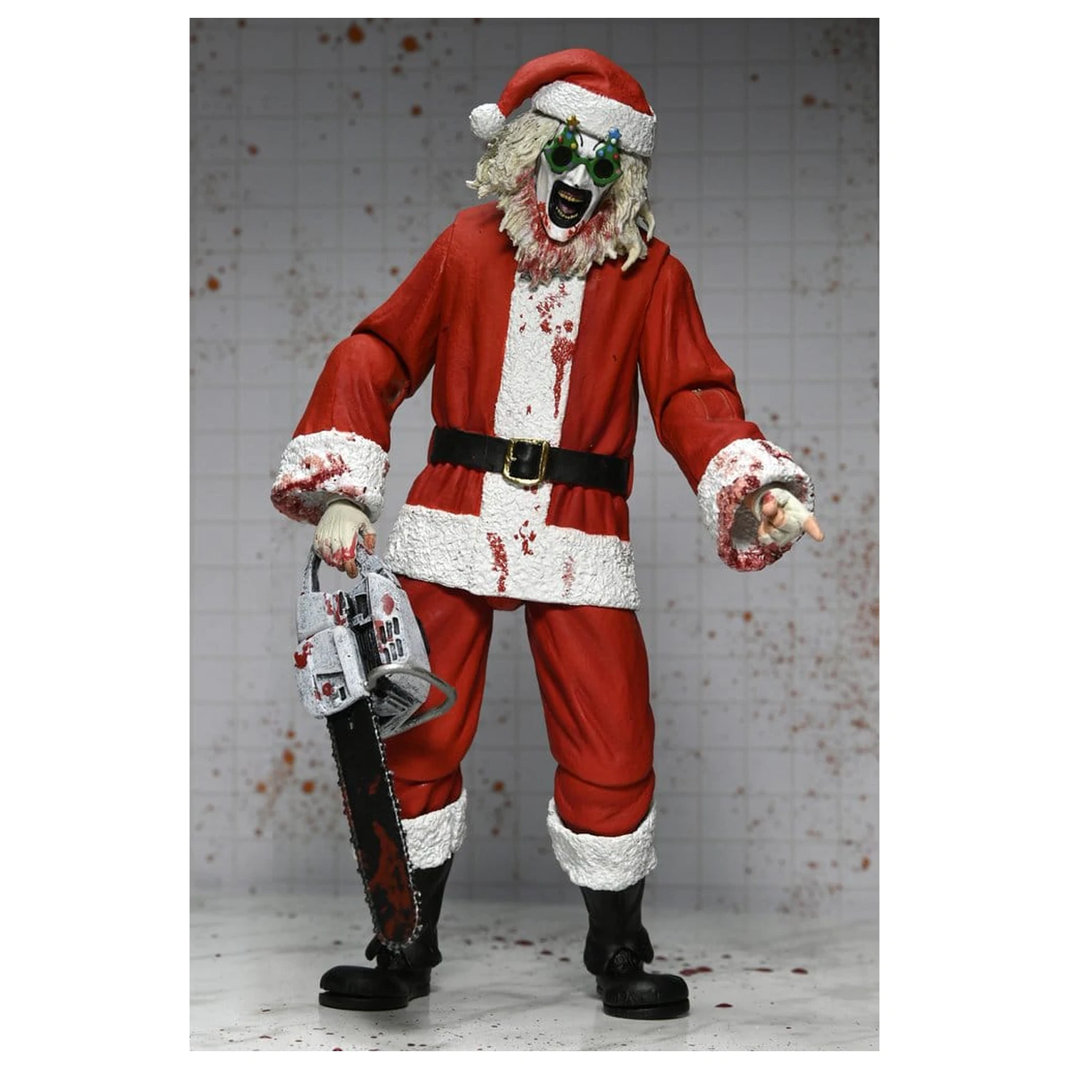 Terrifier 3 Action Figure Ultimate Santa Suit Art the Clown (Bloody Version) 18 cm product photo