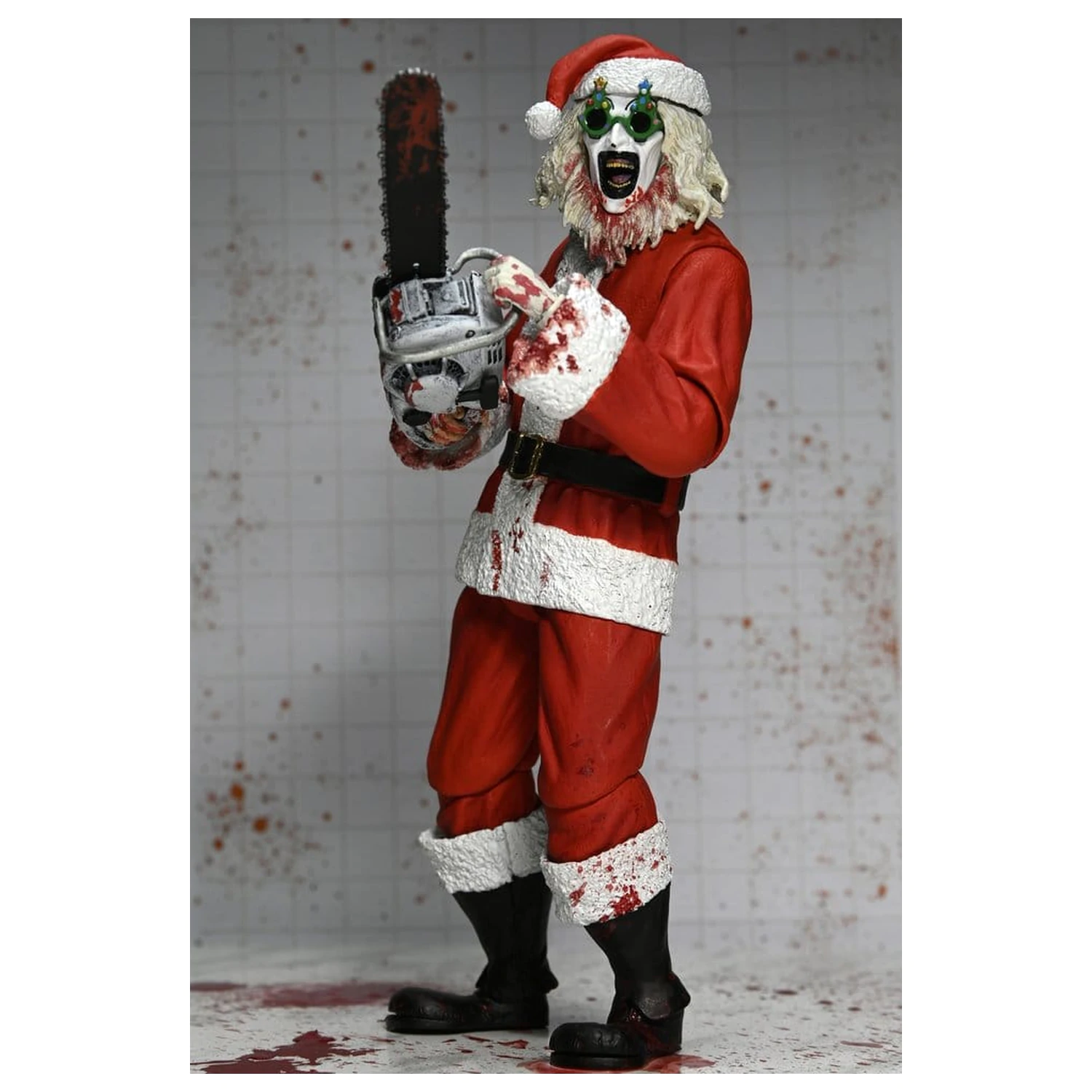 Terrifier 3 Action Figure Ultimate Santa Suit Art the Clown (Bloody Version) 18 cm product photo