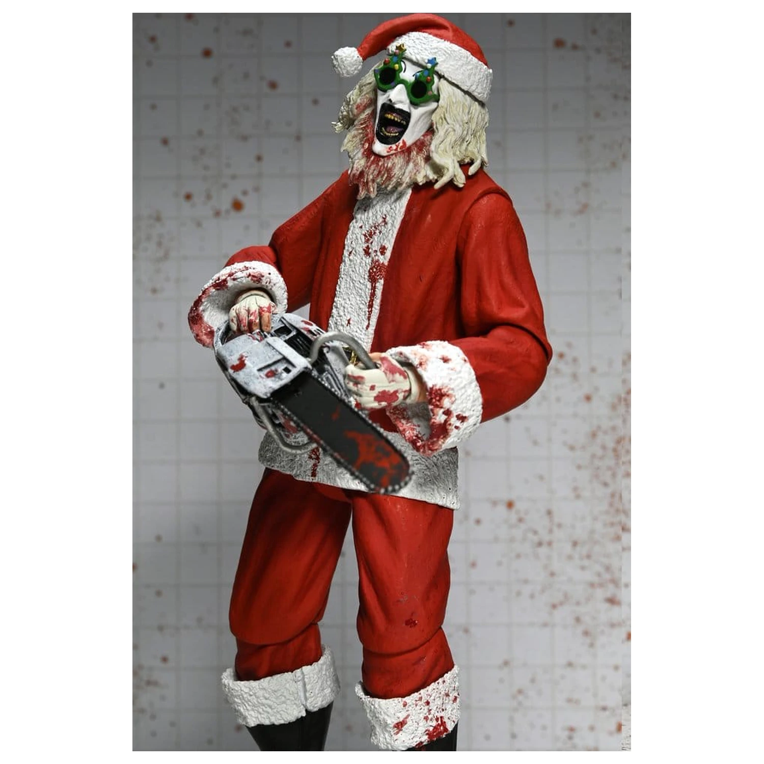 Terrifier 3 Action Figure Ultimate Santa Suit Art the Clown (Bloody Version) 18 cm product photo