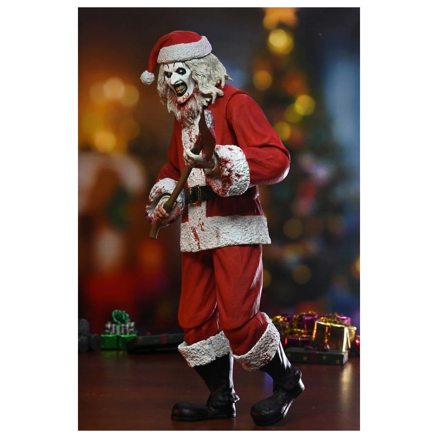 Terrifier 3 Action Figure Ultimate Santa Suit Art the Clown (Bloody Version) 18 cm product photo