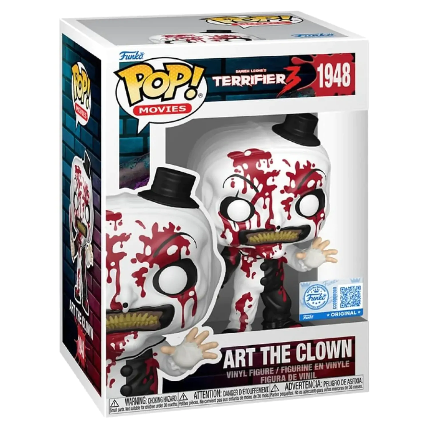 Terrifier Funko POP! figure - Art the Clown (Bloody) product photo