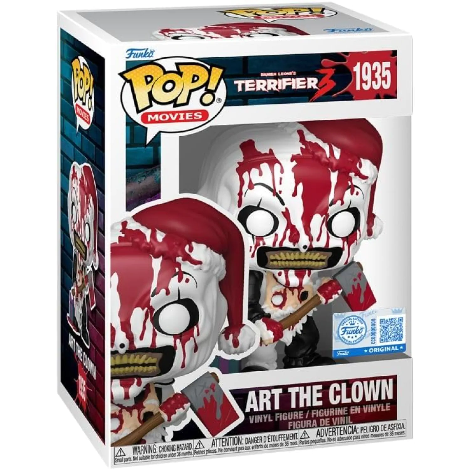 Terrifier Funko POP! figure - Art the Clown (Bloody with Axe) product photo