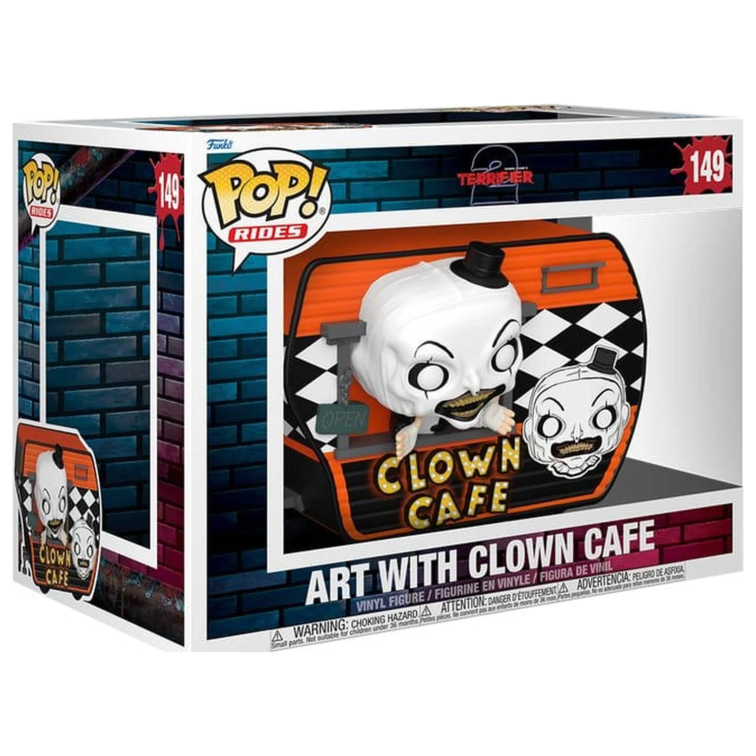 Terrifier Funko POP! Rides Super Deluxe Vinyl Figure Café with Art 15 cm product photo