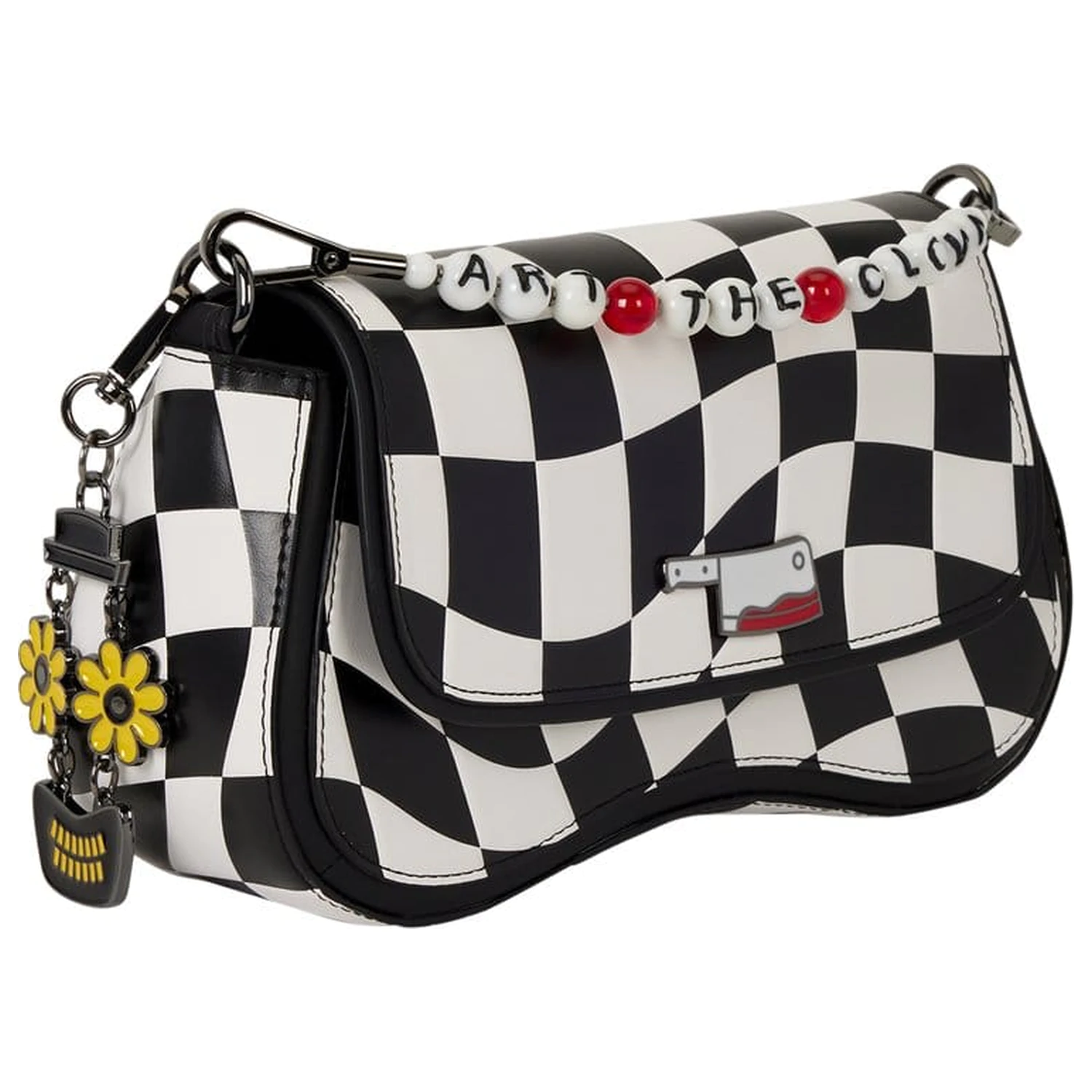 Terrifier by Loungefly Crossbody Bag Art the Clown Checkered product photo
