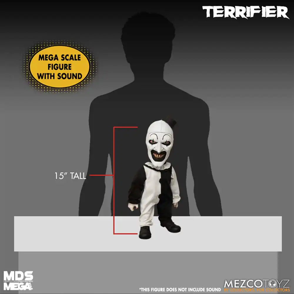 Terrifier MDS Mega Scale Plush Doll Art the Clown with Sound 38 cm termékfotó