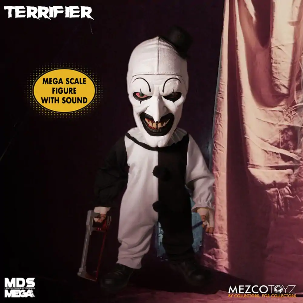 Terrifier MDS Mega Scale Plush Doll Art the Clown with Sound 38 cm termékfotó