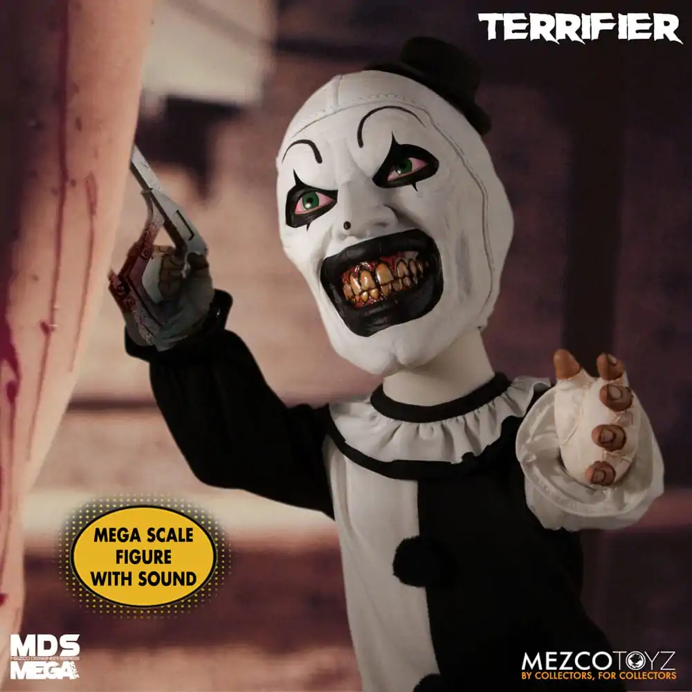 Terrifier MDS Mega Scale Plush Doll Art the Clown with Sound 38 cm termékfotó