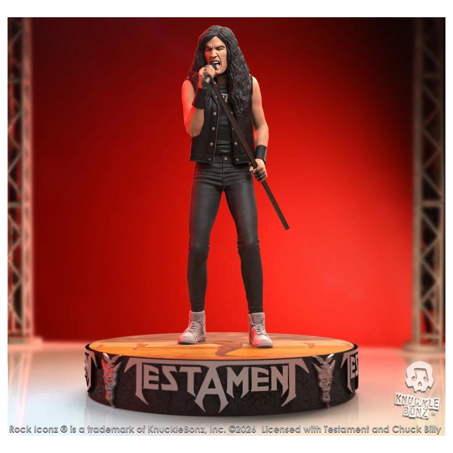 Testament Rock Iconz Statue Chuck Billy 22 cm product photo