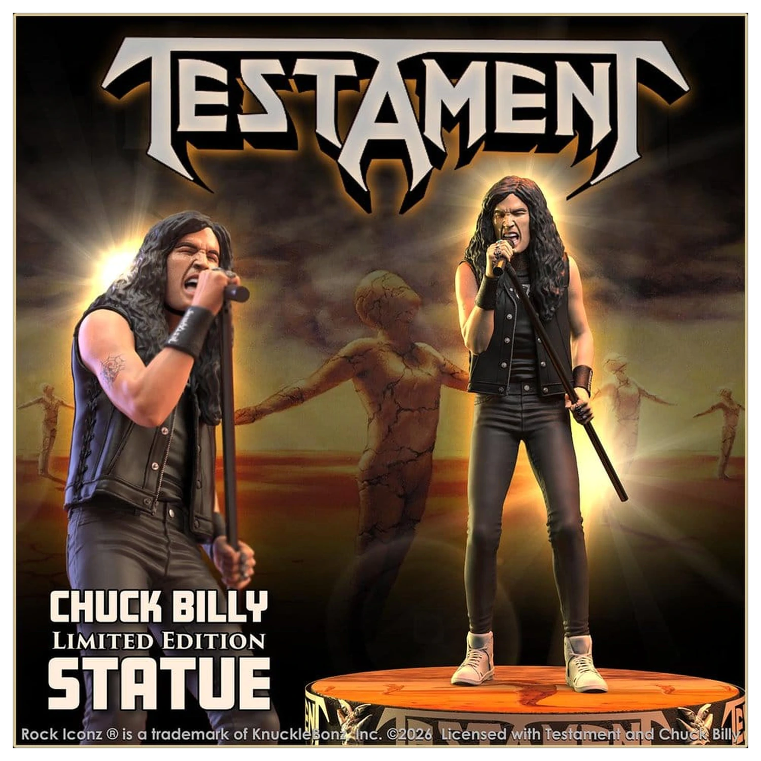 Testament Rock Iconz Statue Chuck Billy 22 cm product photo