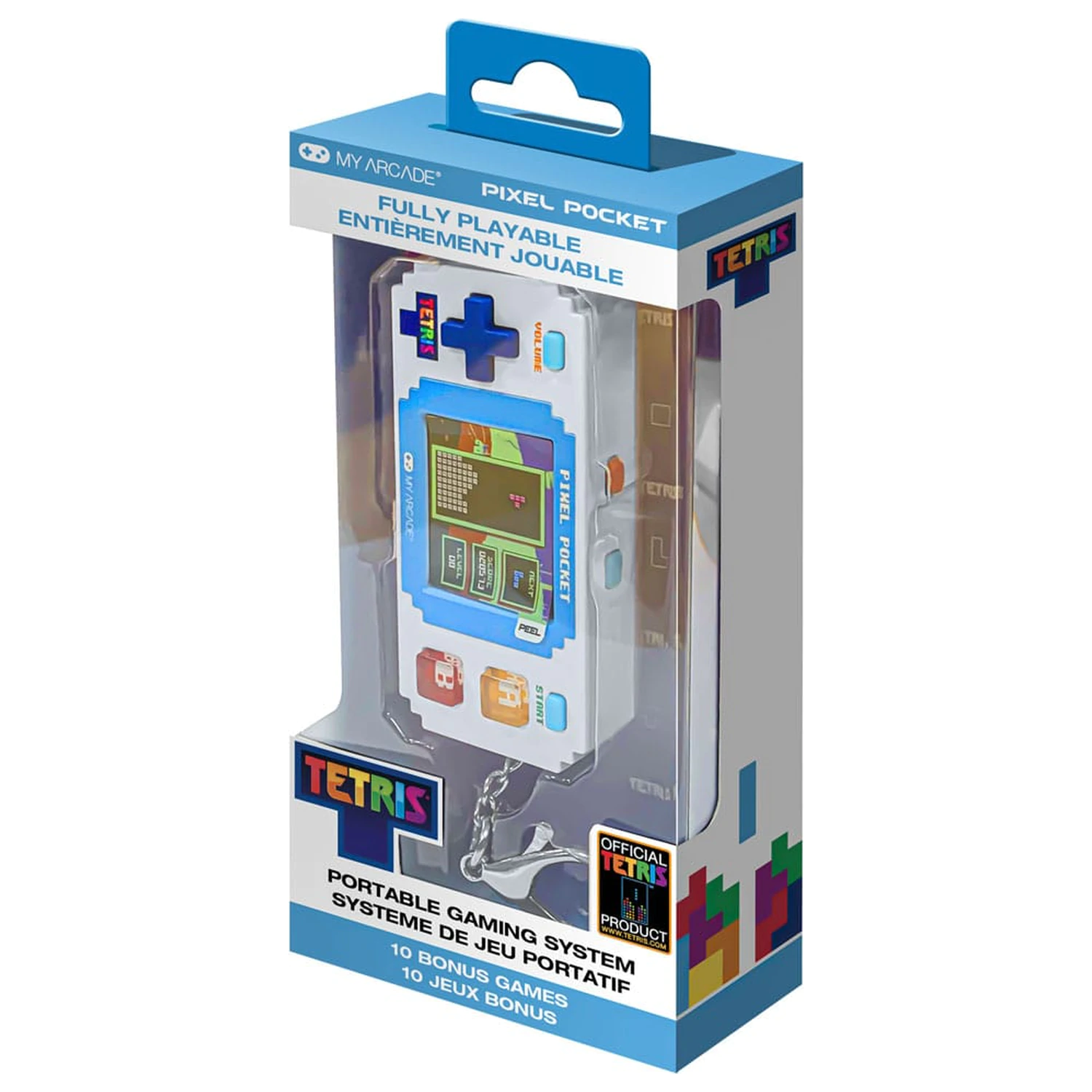 Tetris Mini Portable Gaming System Pixel Pocket  product photo