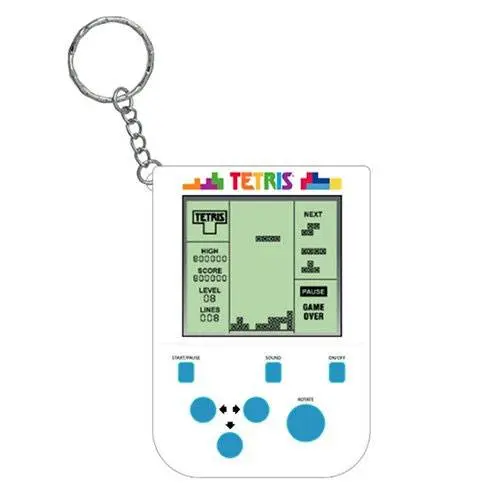 Tetris Mini Retro Handheld Video Game Keychain termékfotó