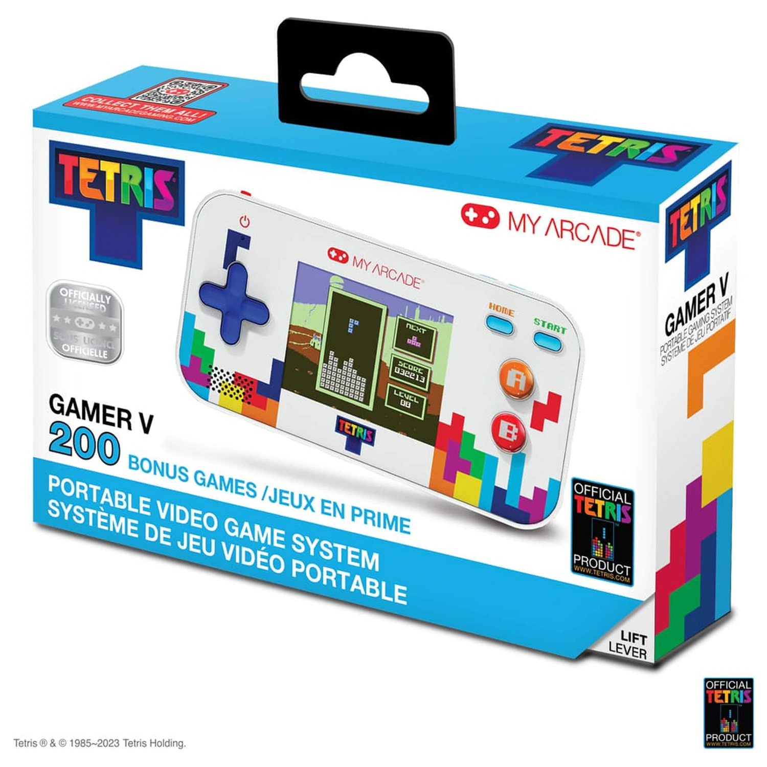 Tetris Portable Video Gaming System Gamer V product photo