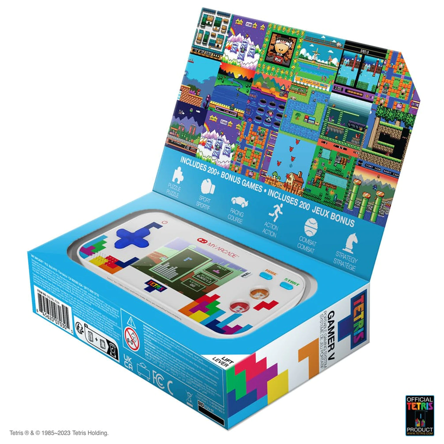Tetris Portable Video Gaming System Gamer V product photo