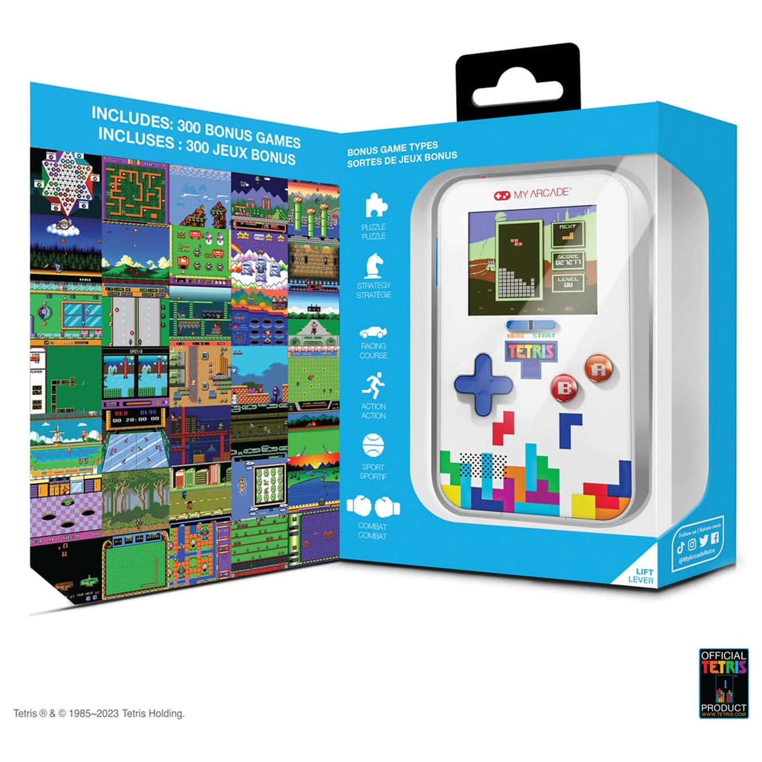 Tetris Portable Video Gaming System Go Gamer  product photo