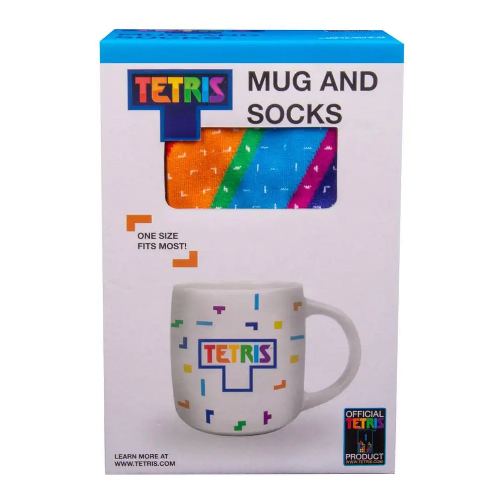 Tetris Mug &amp; Socks Set Tetriminos product photo