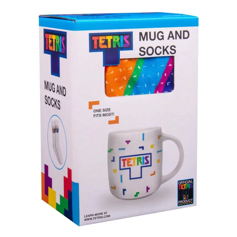 Tetris Mug &amp; Socks Set Tetriminos product photo