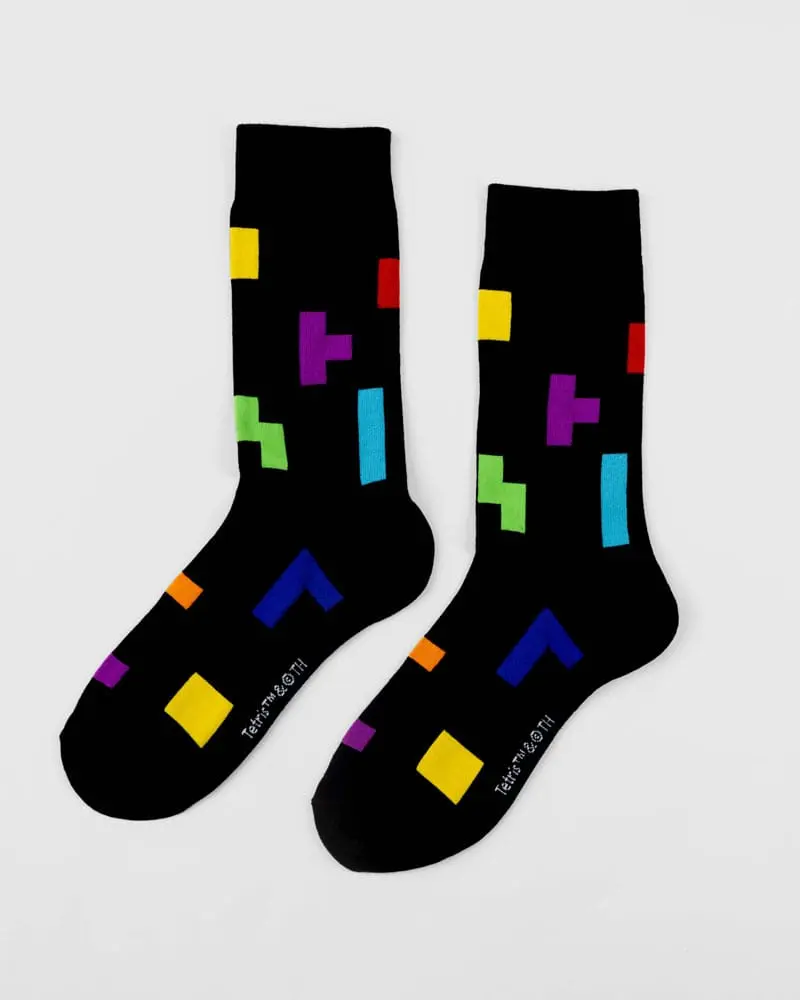 Tetris Socks Tetriminos Pattern termékfotó