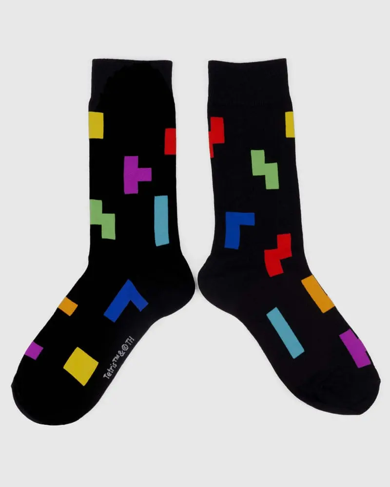 Tetris Socks Tetriminos Pattern termékfotó