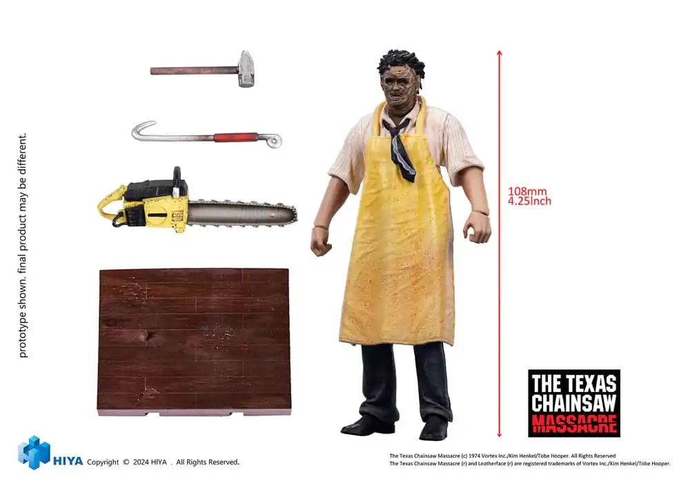 Texas Chainsaw Massacre (1974) Exquisite Mini Action Figure 1/18 LeatherFace - Killing Mask Standard Ver. 11 cm termékfotó