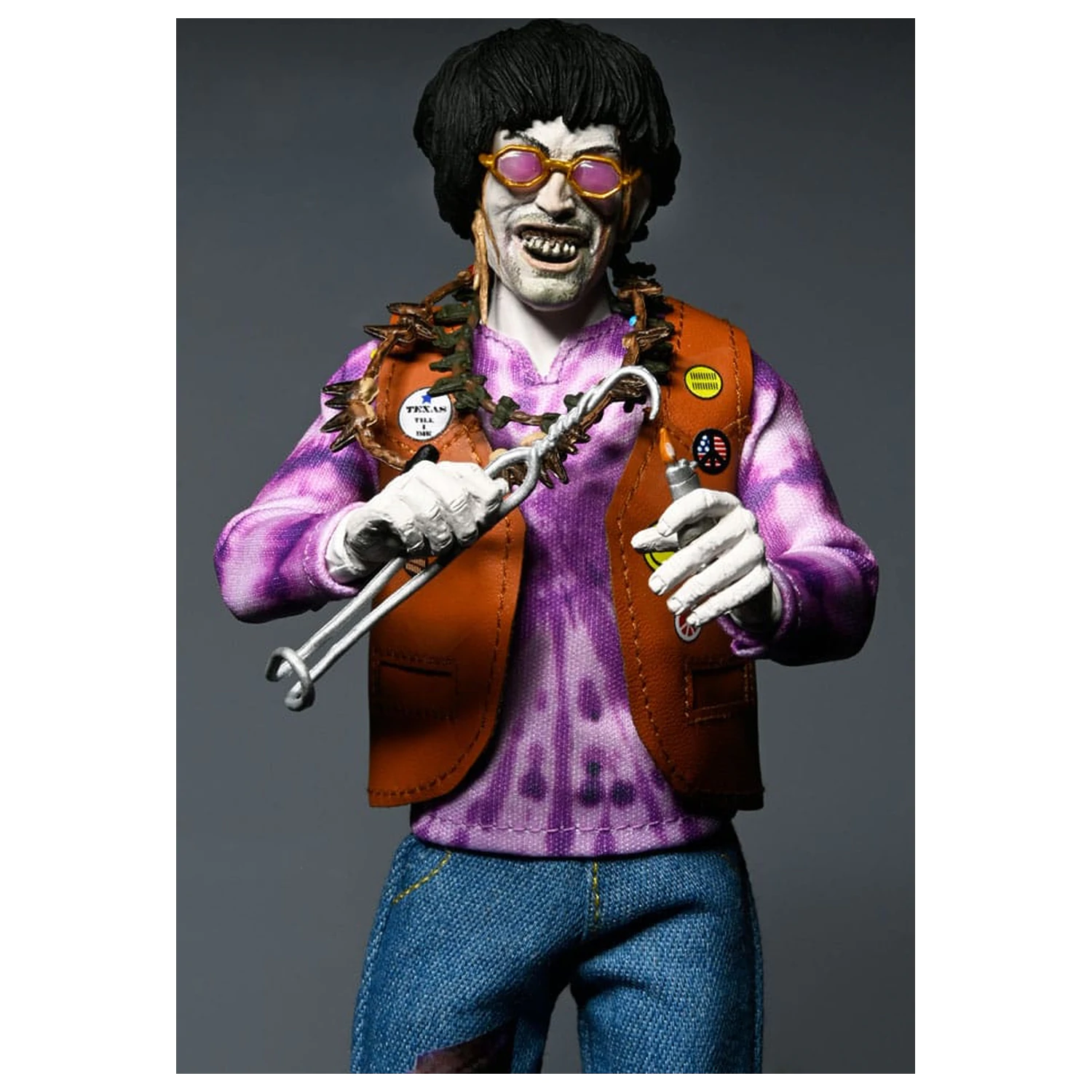 Texas Chainsaw Massacre 2 Clothed Action Figure Chop Top 20 cm product photo