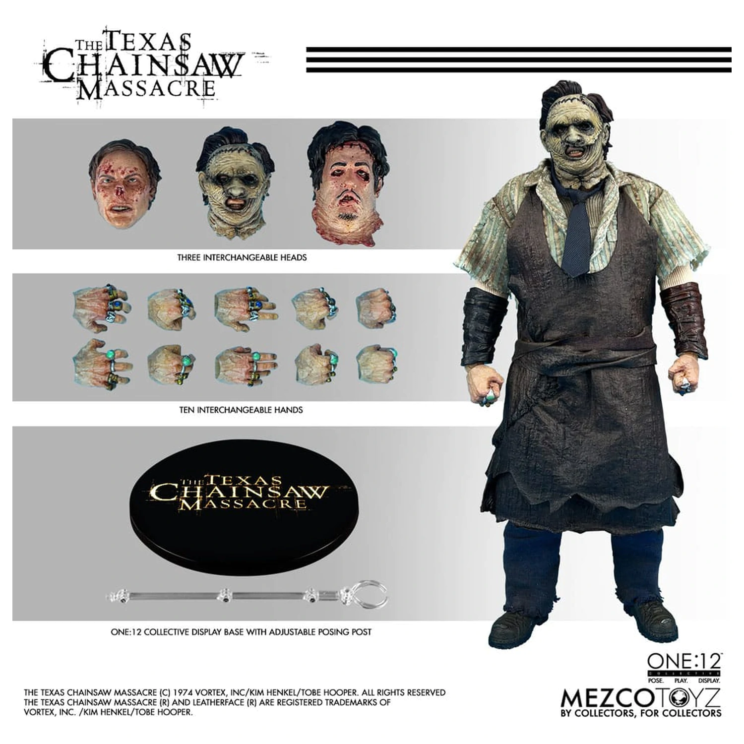 Texas Chainsaw Massacre (2003) Action figure 1/12 Leatherface  17 cm product photo