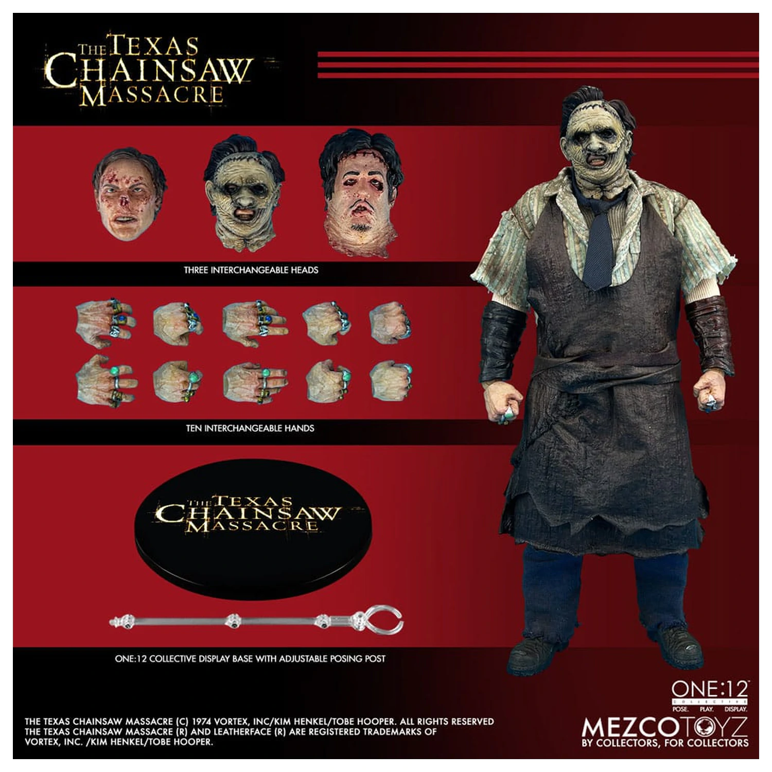 Texas Chainsaw Massacre (2003) Action figure 1/12 Leatherface  17 cm product photo
