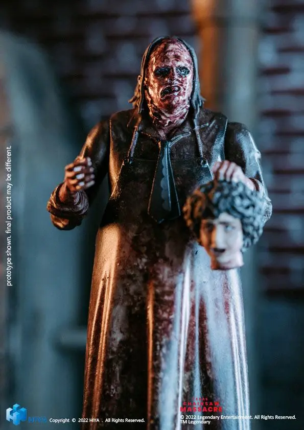 Texas Chainsaw Massacre (2022) Exquisite Mini Action Figure 1/18 Leatherface Slaughter Version 11 cm product photo