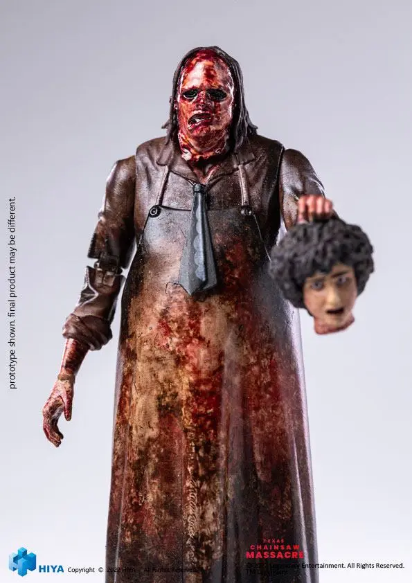Texas Chainsaw Massacre (2022) Exquisite Mini Action Figure 1/18 Leatherface Slaughter Version 11 cm product photo