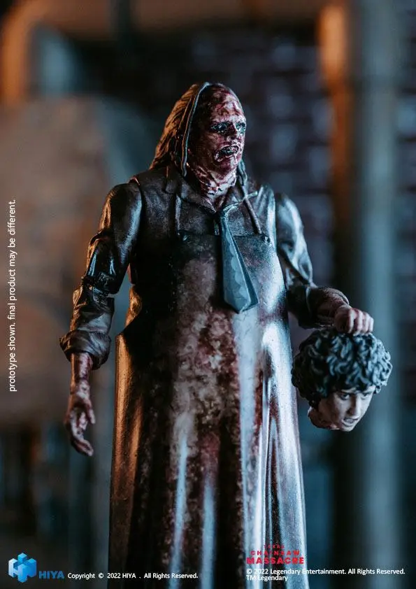 Texas Chainsaw Massacre (2022) Exquisite Mini Action Figure 1/18 Leatherface Slaughter Version 11 cm product photo