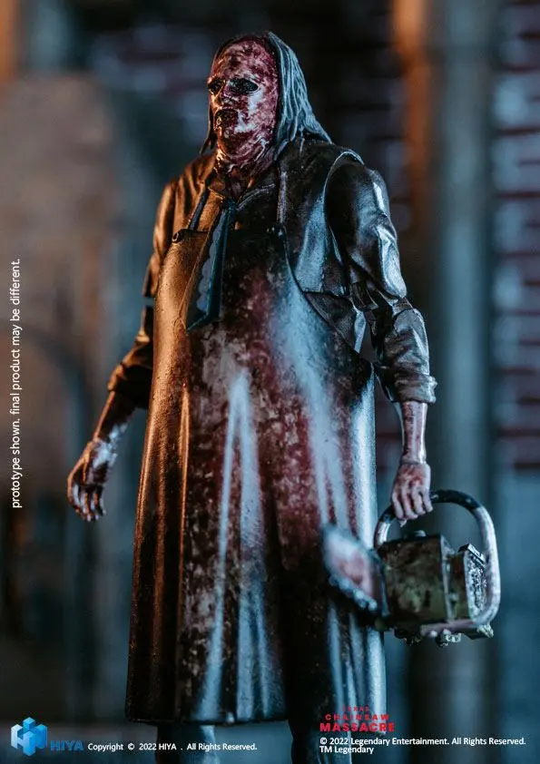 Texas Chainsaw Massacre (2022) Exquisite Mini Action Figure 1/18 Leatherface Slaughter Version 11 cm product photo