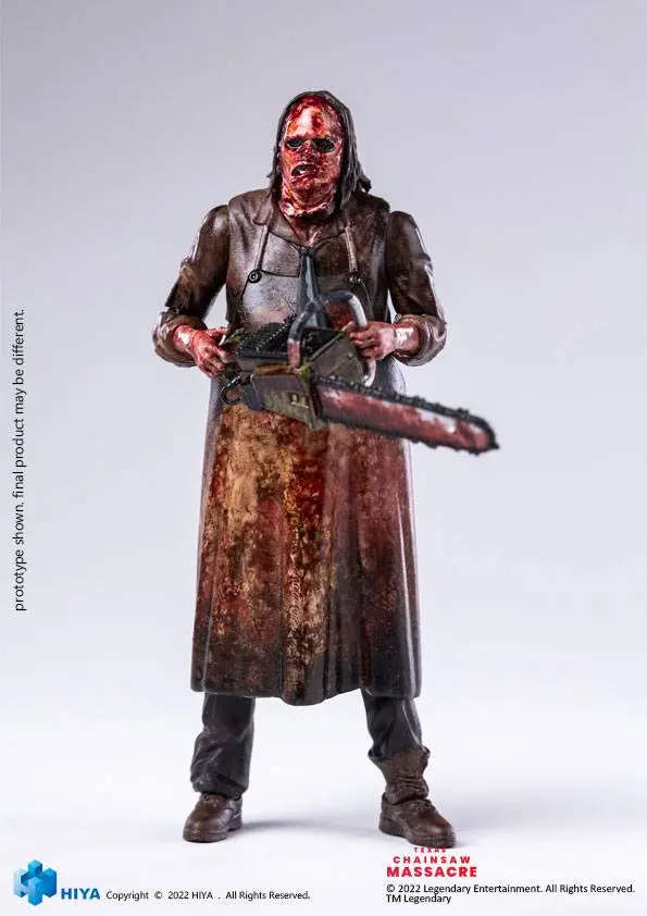 Texas Chainsaw Massacre (2022) Exquisite Mini Action Figure 1/18 Leatherface Slaughter Version 11 cm product photo